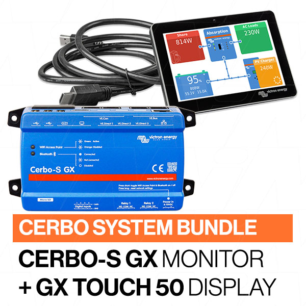 Victron Energy CERBO-S GX + TOUCH 50 COMBO